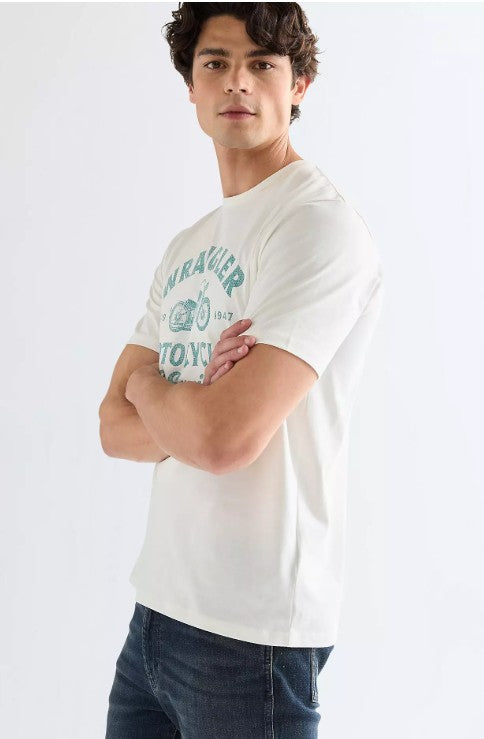 Wrangler Regular Americana Tee 112377951 in Worn White