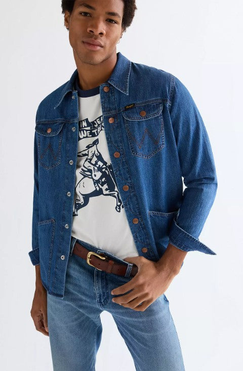 Wrangler Regular Wrange Shirt Western Shirt 112377969
