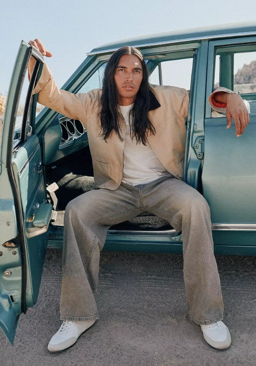 Wrangler Mens Relaxed Transitional Jacket in Golden Wheat 112377974