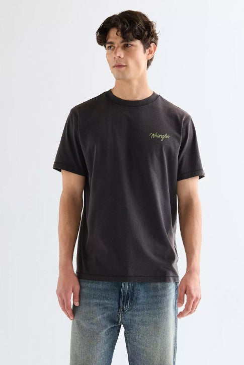 Wrangler Relaxed Graphic Tee in Black 112378003