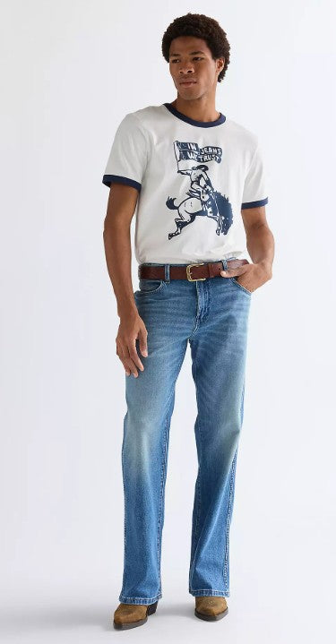 Wrangler Regular Ringer Tee 112378009 in White