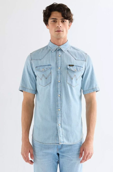 Wrangler Regular Short Sleeve Western Shirt 112378063