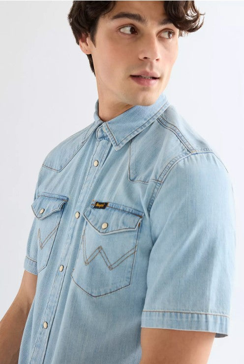 Wrangler Regular Short Sleeve Western Shirt 112378063