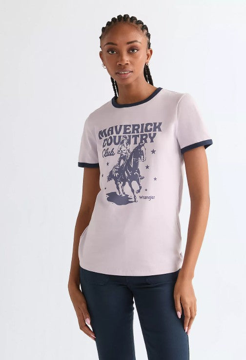 Wrangler Slim Ringer Tee 112378090