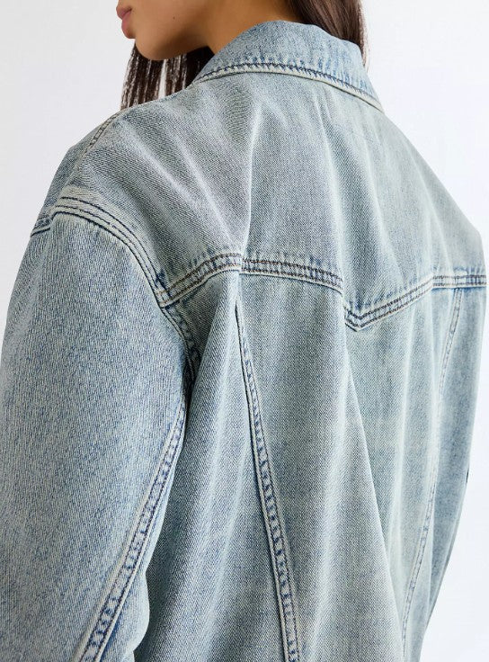 Wrangler Relaxed Cowgirl Lightweight Jacket in Hippie Haze 112378131
