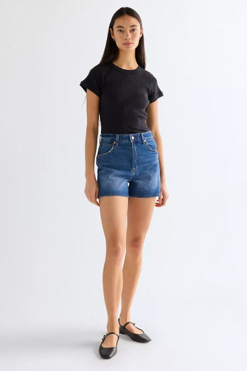 Wrangler Ladies Relaxed Cowboy 3 inch Shorts in Summer Haze 112378213