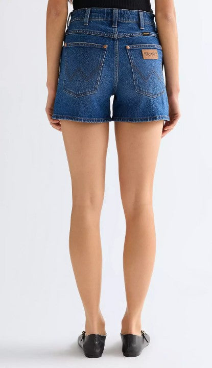 Wrangler Ladies Relaxed Cowboy 3 inch Shorts in Summer Haze 112378213