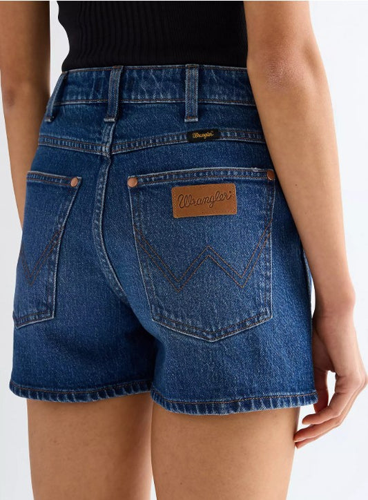 Wrangler Ladies Relaxed Cowboy 3 inch Shorts in Summer Haze 112378213