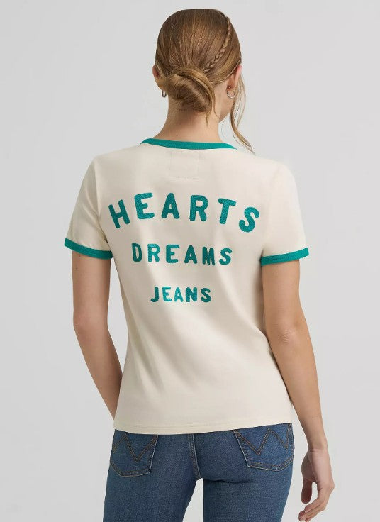 Wrangler Lainey Wilson X Good Jeans Tee in Cream 112380530