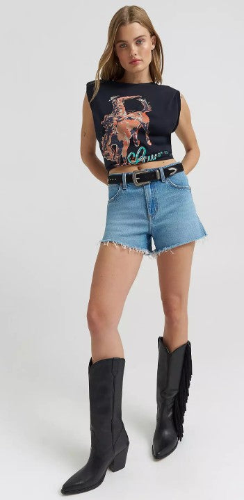 Wrangler Lainey Wilson X Work Dont Work Tee in Black 112380545