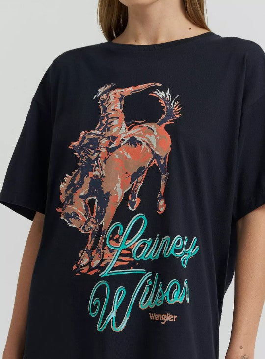 Wrangler Lainey Wilson X Work Dont Work Tee in Black 112380545