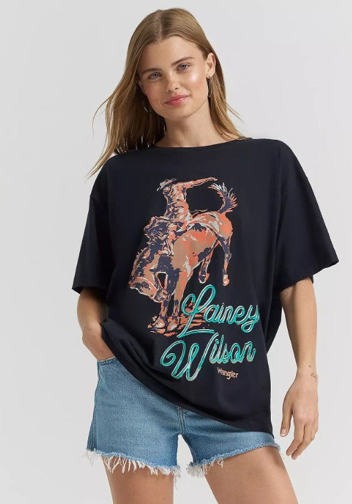 Wrangler Lainey Wilson X Work Dont Work Tee in Black 112380545