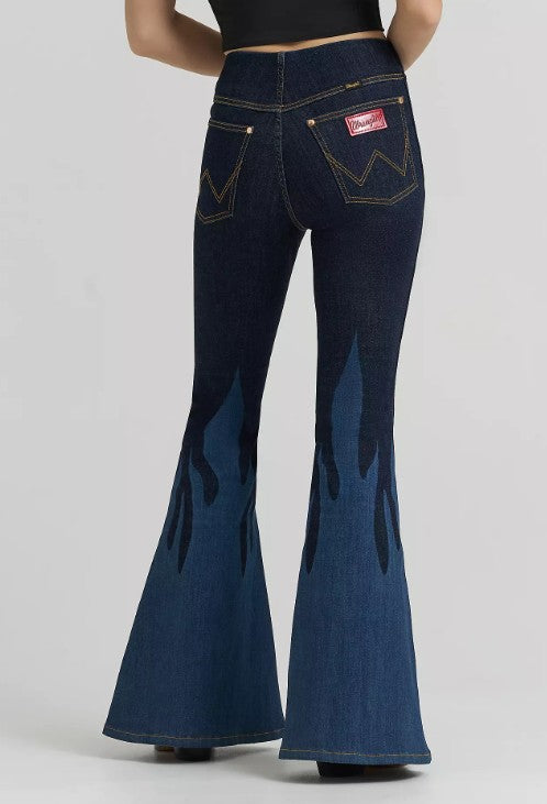 Wrangler Lainey Wilson X Pull on Flame Flares Jeans 112382378