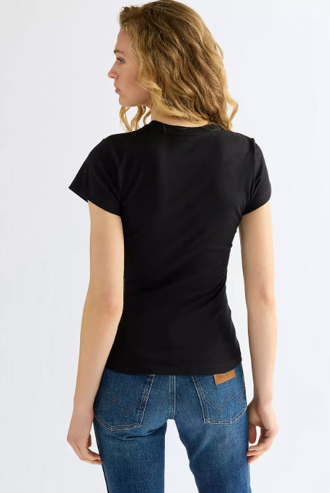 Wrangler 1123868266 Slim Shrunken Band Tee in Black