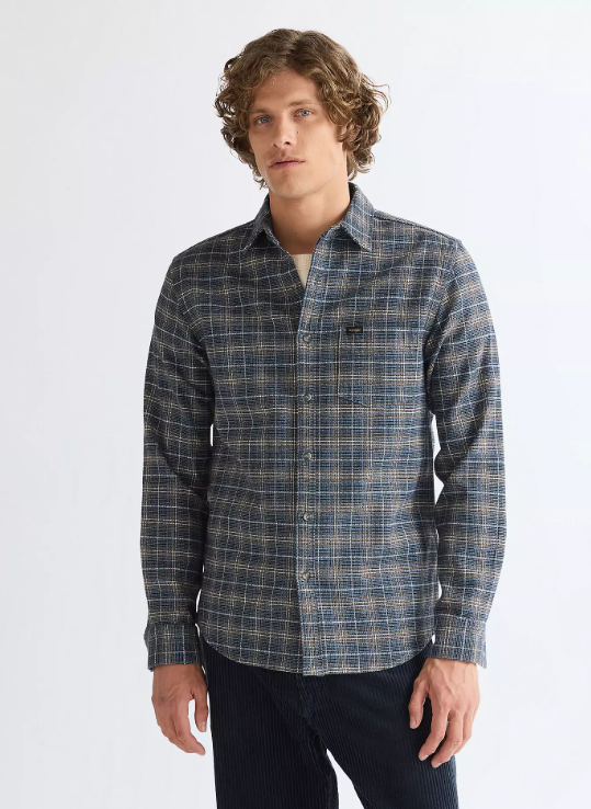 Wrangler 112386949 Western Shirt in Dark Navy