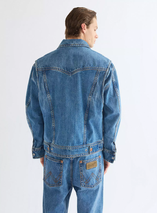 Wrangler 112386958 Mens SuperJeans Jacket in Cowboy Fade