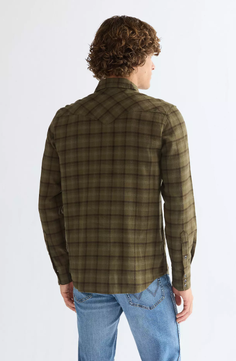 Wrangler 112387075  Regular Shirt 112386996 in Olive Night