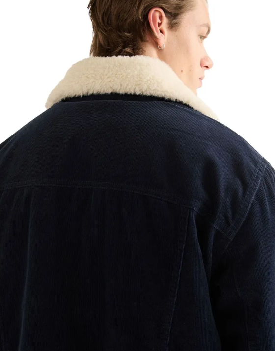 Wrangler Mens 12387068 Regular Wrange Coat in Dark Sapphire