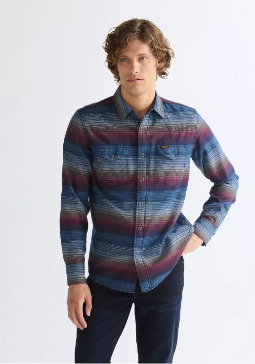 Wrangler 112387075  Regular Shirt 112378053 in Dark Americana