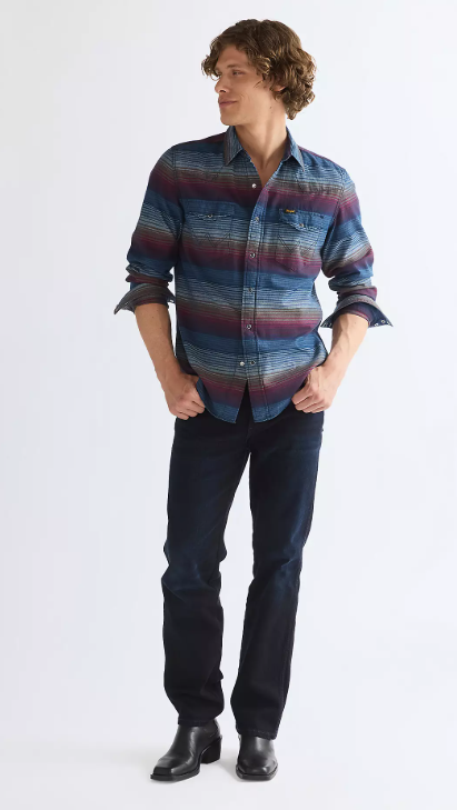 Wrangler 112387075  Regular Shirt 112378053 in Dark Americana
