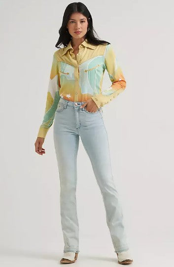 Wrangler 112388942  x Lainey Wilson Rainbow Western Snap Shirt 112380528