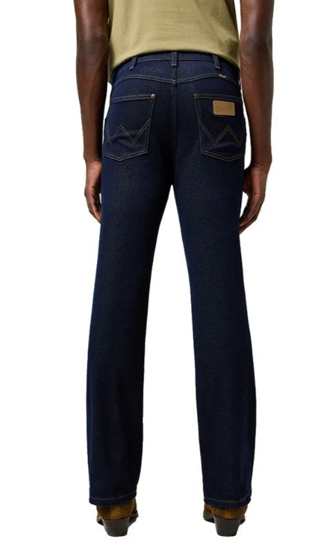 Wrangler 112373029 Mens Rancher Jeans in Moonlight Rinse
