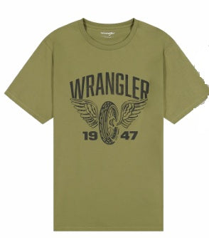 Wrangler Americana Tee in Aloe 112371474