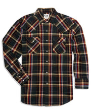 Load image into Gallery viewer, Men&#39;s Ely Cattleman Long Sleeve Brawny Flannel Western Snap Shirt 15201027-99 Green
