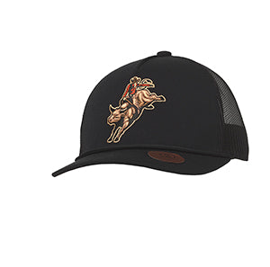 M&F 191001401 Ranch Craft Originals Mens Snap Back Cap Bullrider Black