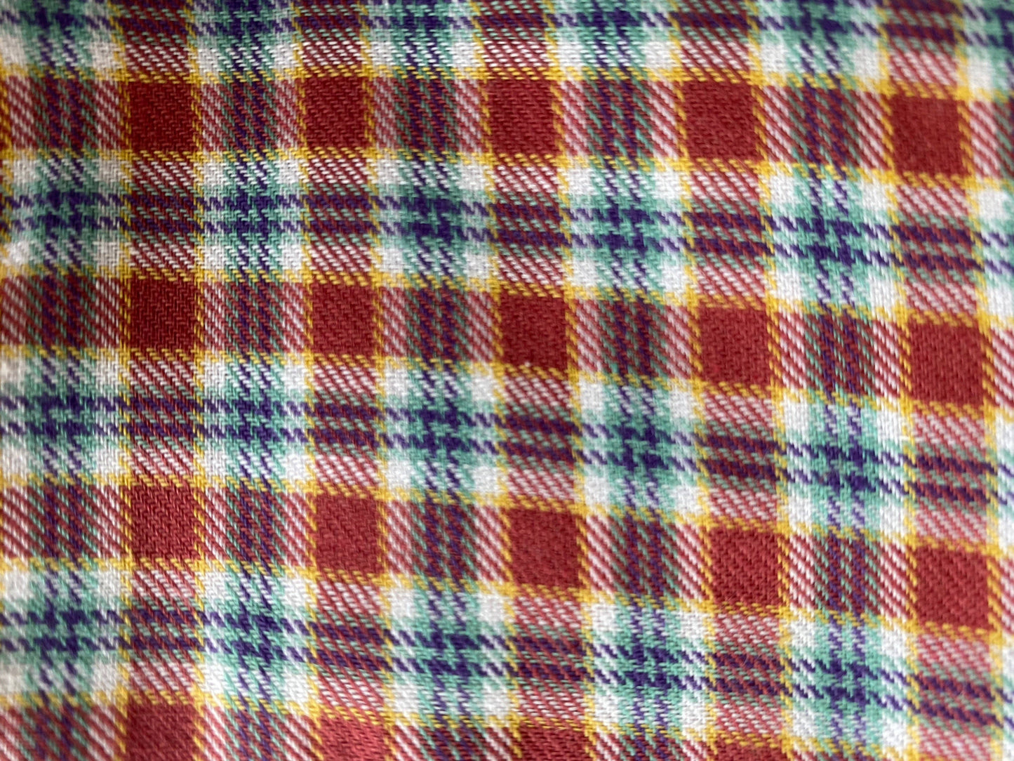 Plaid Long Sleeve Pearl Snap Shirt in Red/Blue BPL01