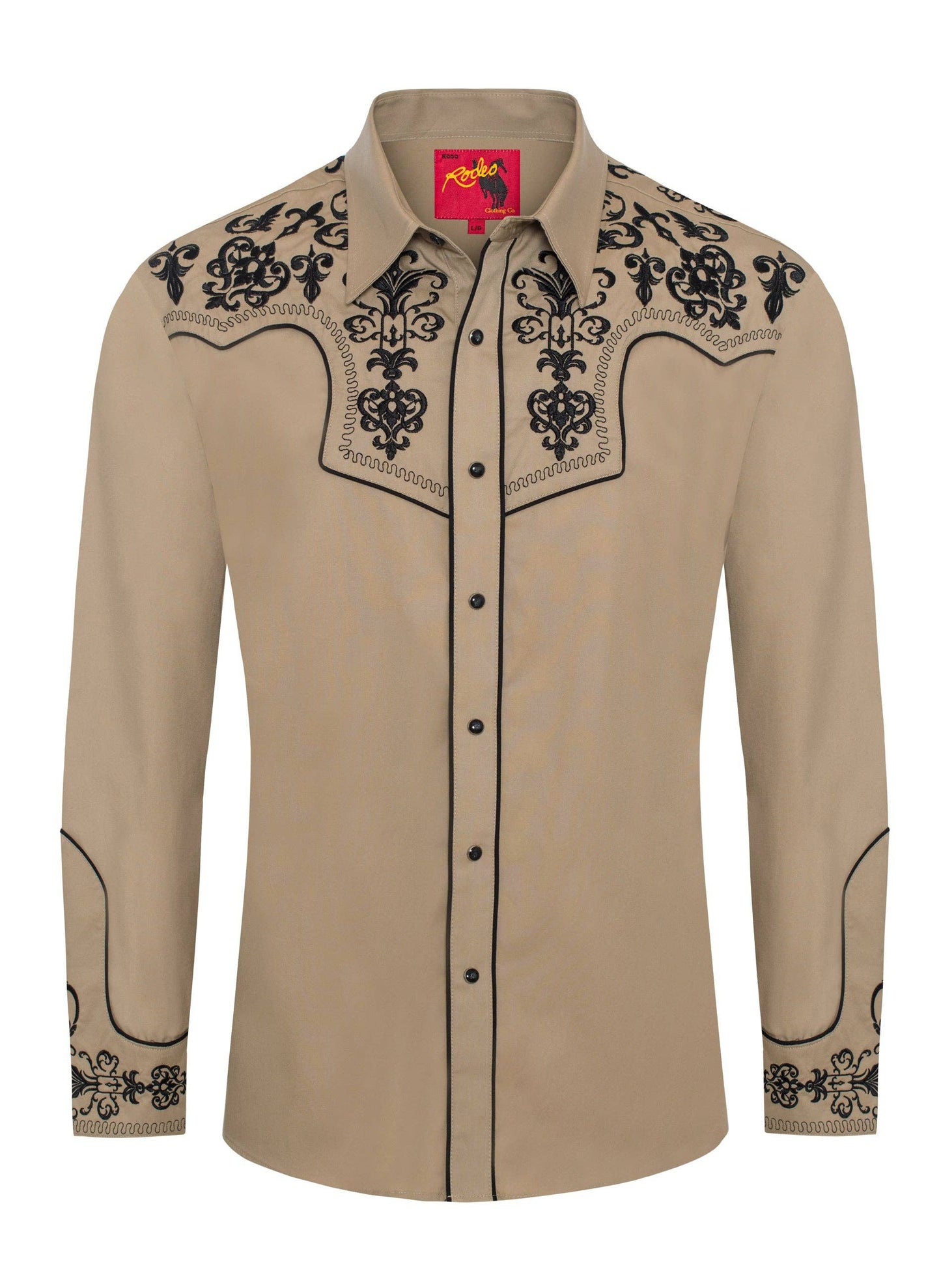 Rodeo Clothing PS500L-EC-567 Men's Western Cowboy Embroidery Shirt