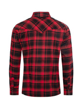 Load image into Gallery viewer, Men&#39;s Western Long Sleeve Flannel Shirts With Snap Button FLS300-302
