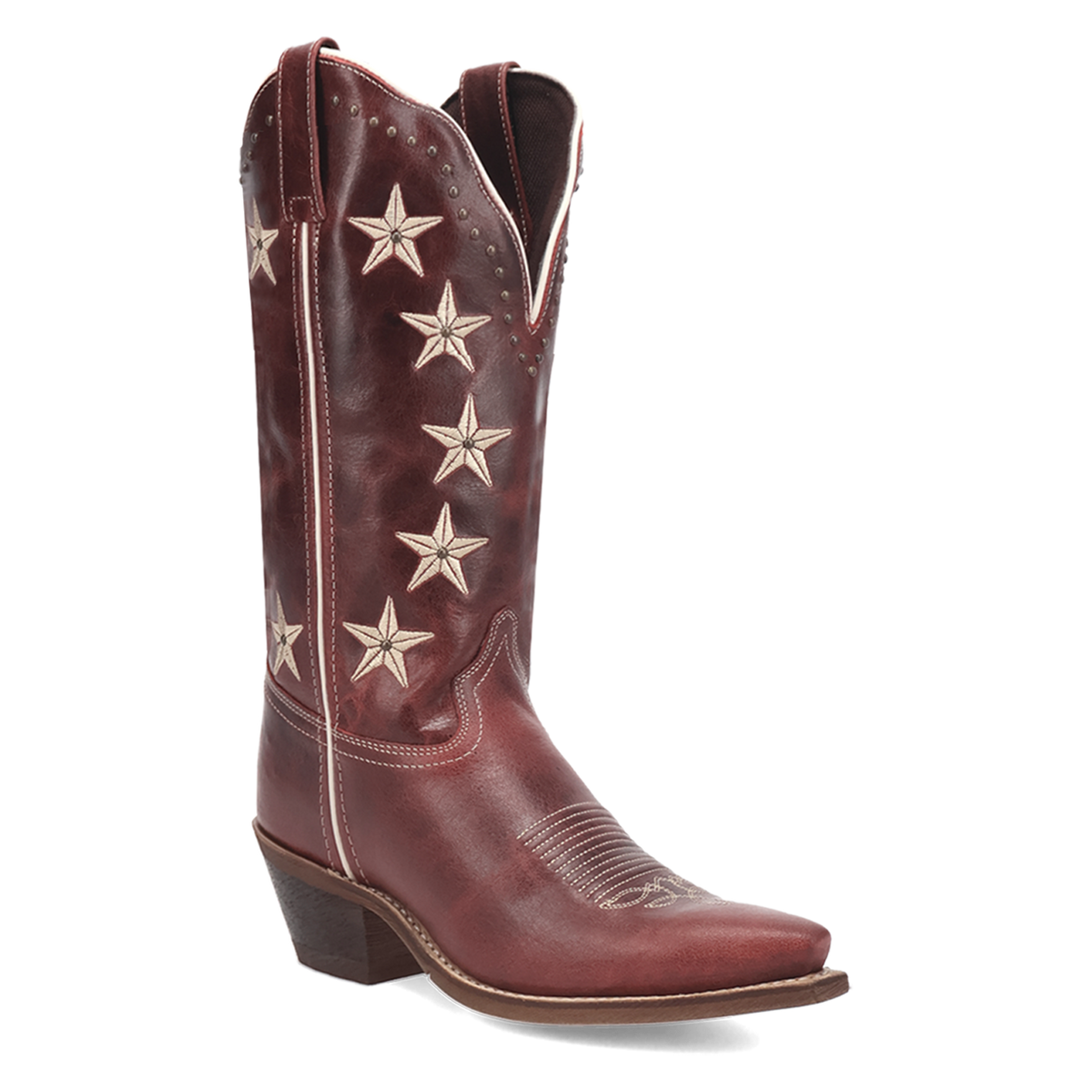 Laredo Serenade in Red Ladies Cowboy Boots