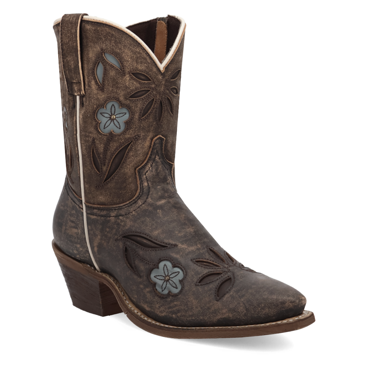 Laredo 20087 Wild Petal in Navy Ladies Cowboy Boots