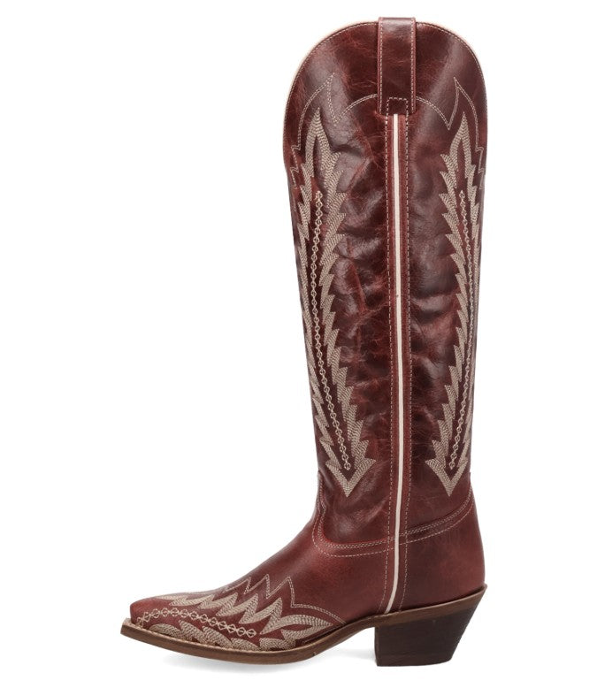 Laredo Roxelle 20090 in Red Ladies Cowboy Boots