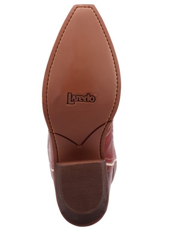 Laredo Roxelle 20090 in Red Ladies Cowboy Boots