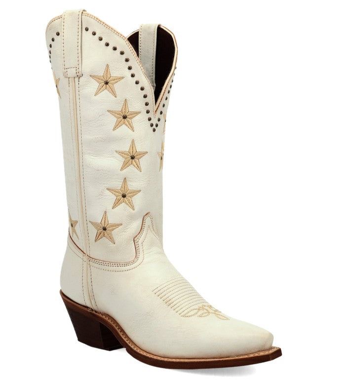 Laredo Serenade in White Ladies Cowboy Boots