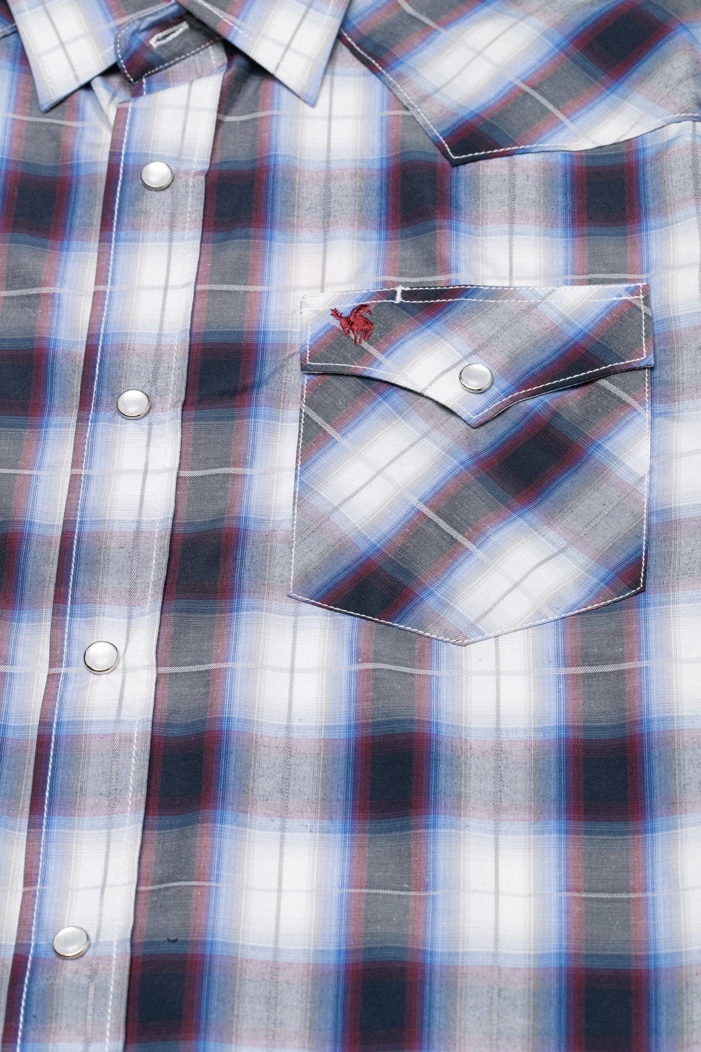 RODEO CLOTHING MEN'S PLAID WESTERN LONG SLEEVE BIG & TALL PS400L-BT-470