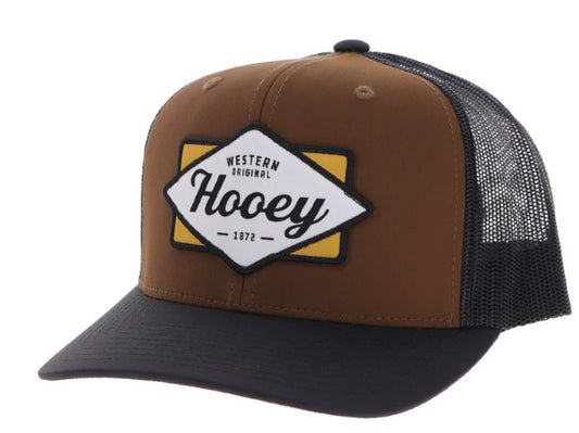Hooey "Diamond" Hooey Hat Brown & Black w/Patch 2522T-BRBK