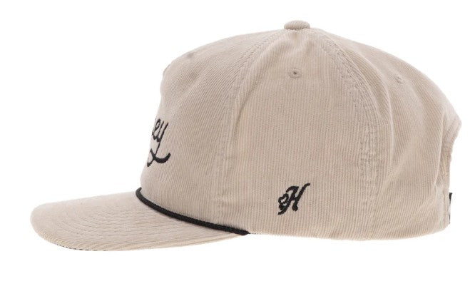 Hooey "OG" Hooey Hat Cream Corduroy w/Black Stitching 2560T-CR