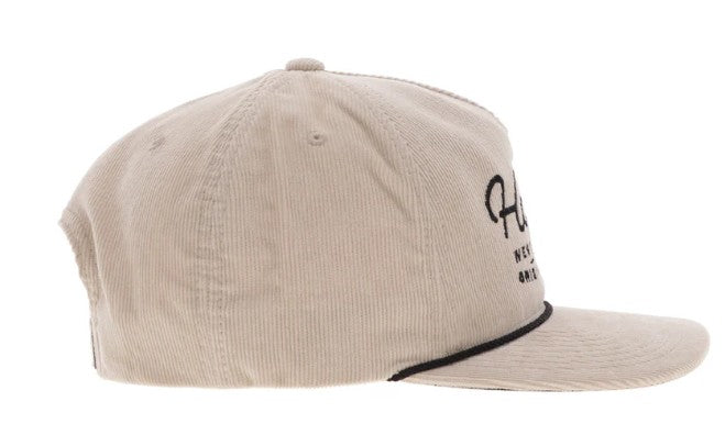 Hooey "OG" Hooey Hat Cream Corduroy w/Black Stitching 2560T-CR