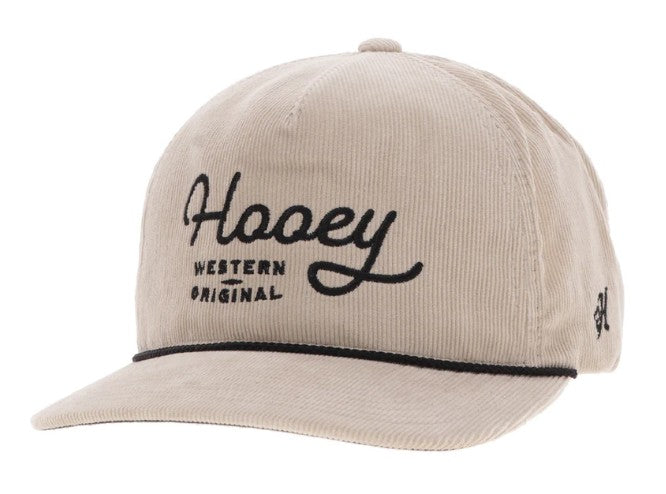 Hooey "OG" Hooey Hat Cream Corduroy w/Black Stitching 2560T-CR