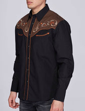 Load image into Gallery viewer, Rodeo Clothing Mens Western Embroidery Cowboy Shirt PS500-507
