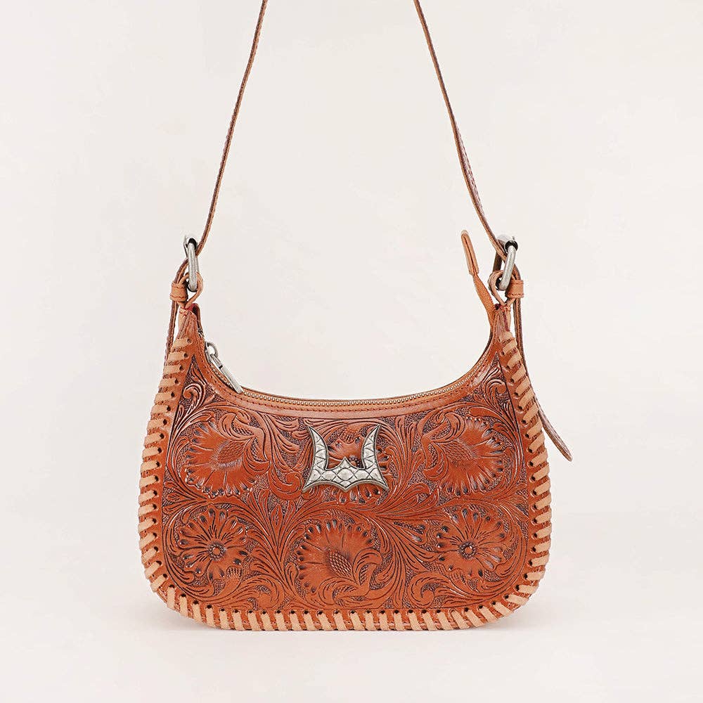 Myra Loyal West LW-S25-040 Dannia Medium Purse in Brown