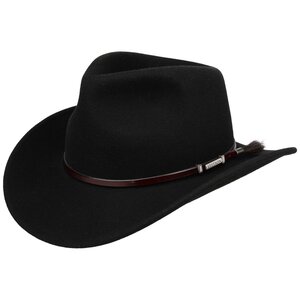 Stetson 2798127 Kansas Western Wool Hat in Black