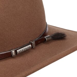 Stetson 2798127 Kansas Western Wool Hat in Brown Beige