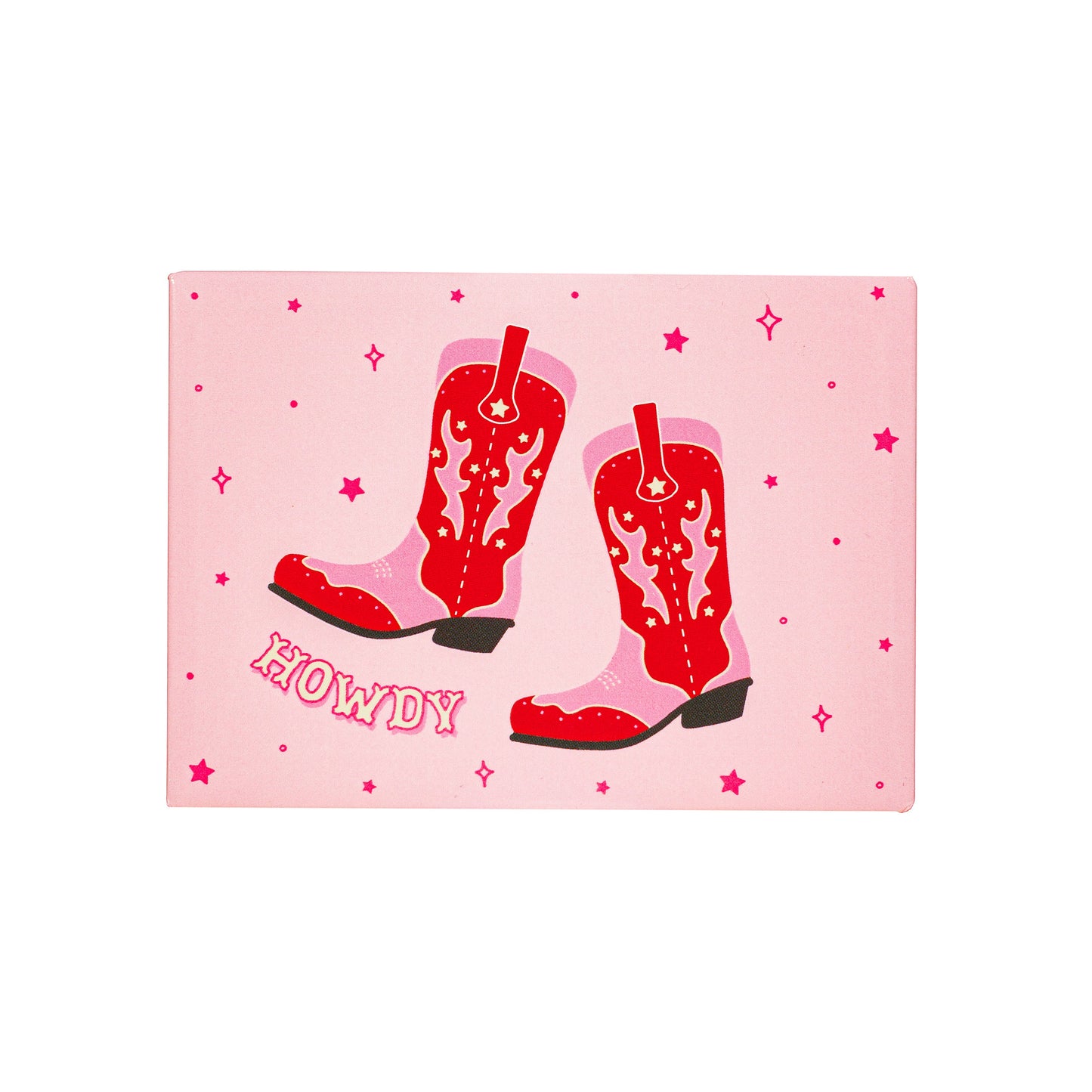 Cowboy Boots Compact Mirror