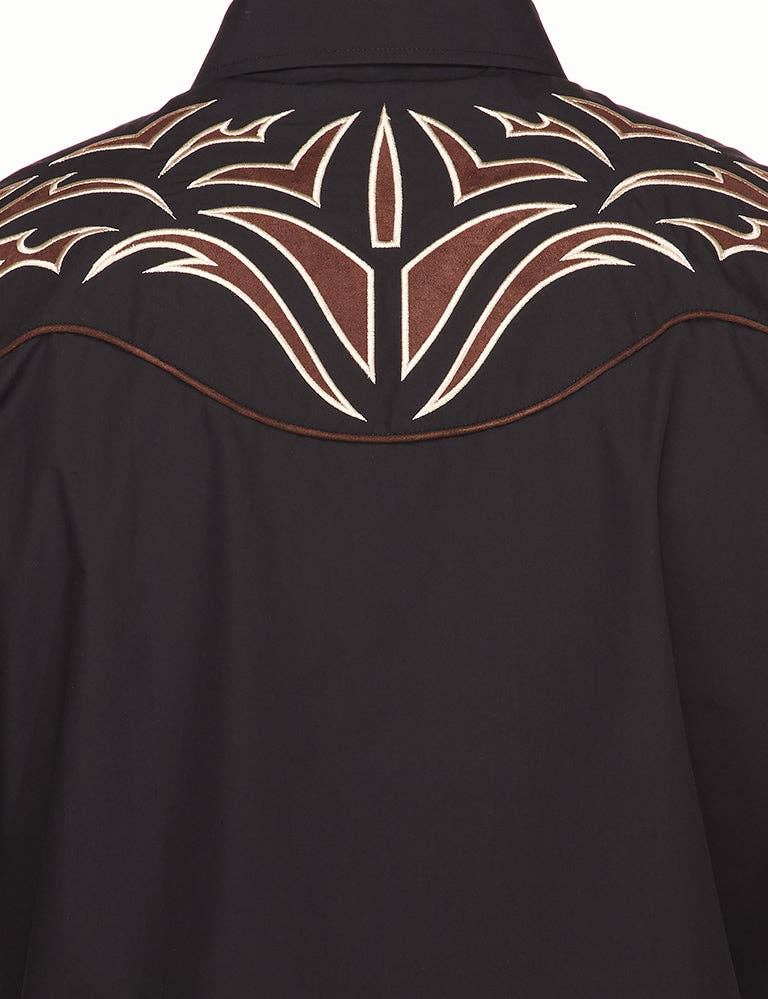 RODEO Men's Western Embroidery Cowboy Outfit Shirts PS500l-534