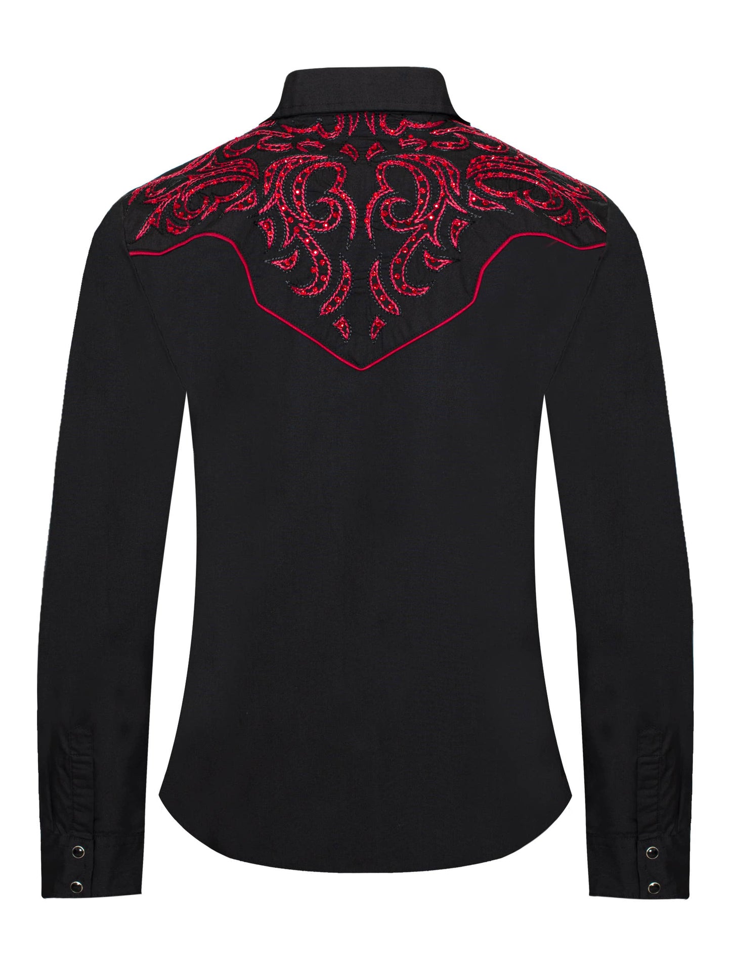 Women’s Western Embroidered diamond studded Shirt LS500-528