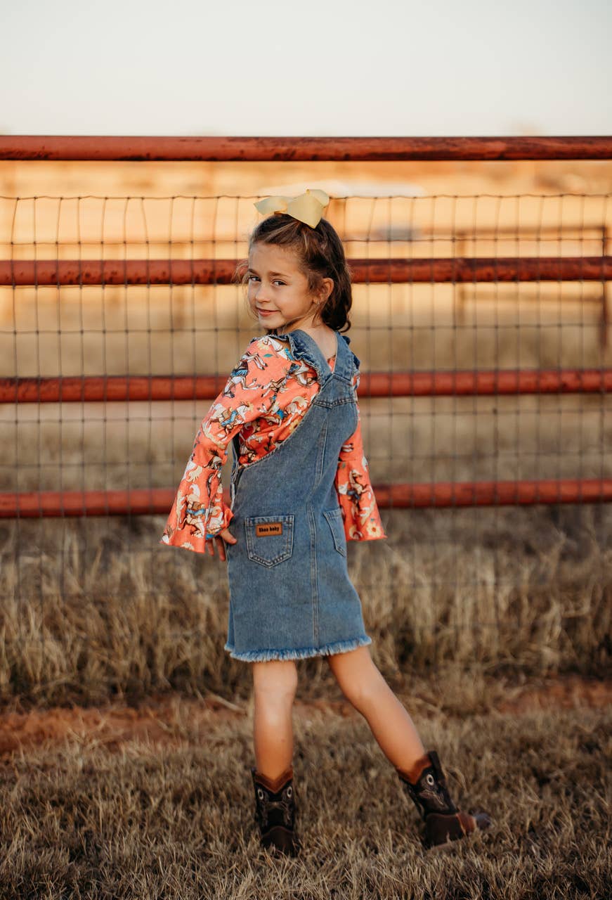 Shea Baby Cowgirl Overall Dress DVS01